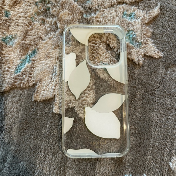 Kate Spade Clear Lemons iPhone 14 Pro Case - Picture 4 of 4